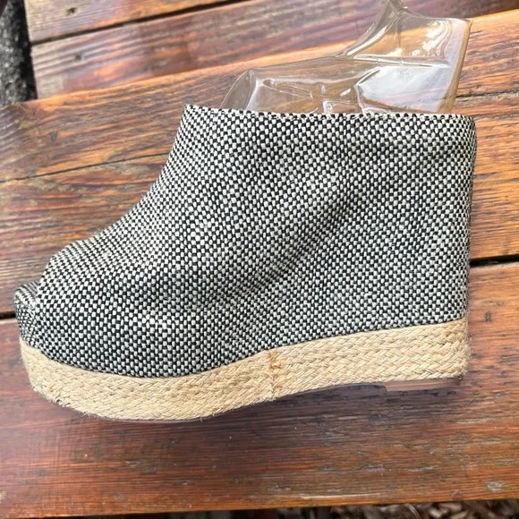 Jeffrey Campbell Havana Last tweed size 9 never worn platform wedge - Picture 12 of 15